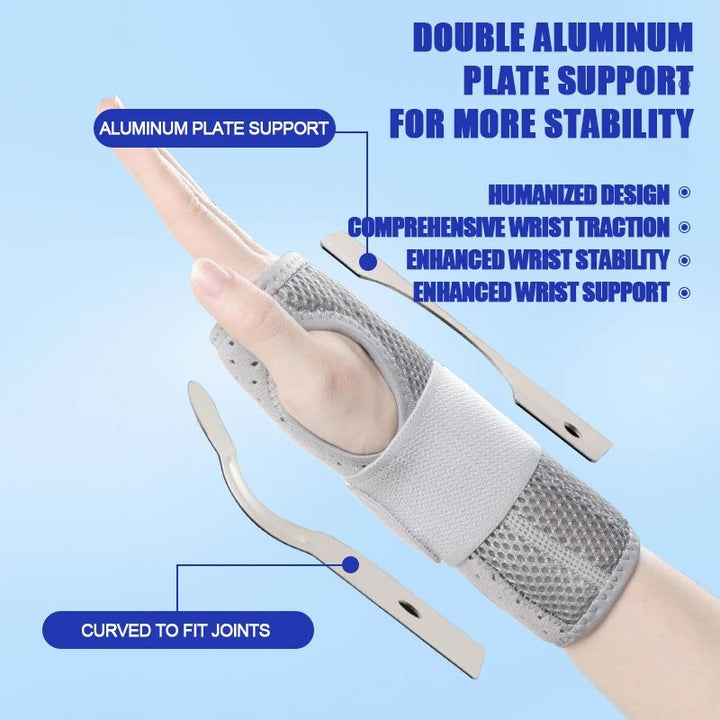 Premium Carpal Tunnel Wrist Brace – Stabilizing Support for Men & Women, Adjustable Hand Support Splint for Sprains, 