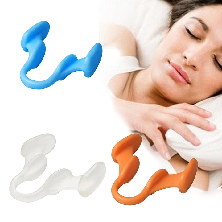 Premium Silicone Anti-Snoring Nose Clip - Comfortable Nasal Dilator for Snoring Relief, Easy Breathing, Stop Snore Aid, 