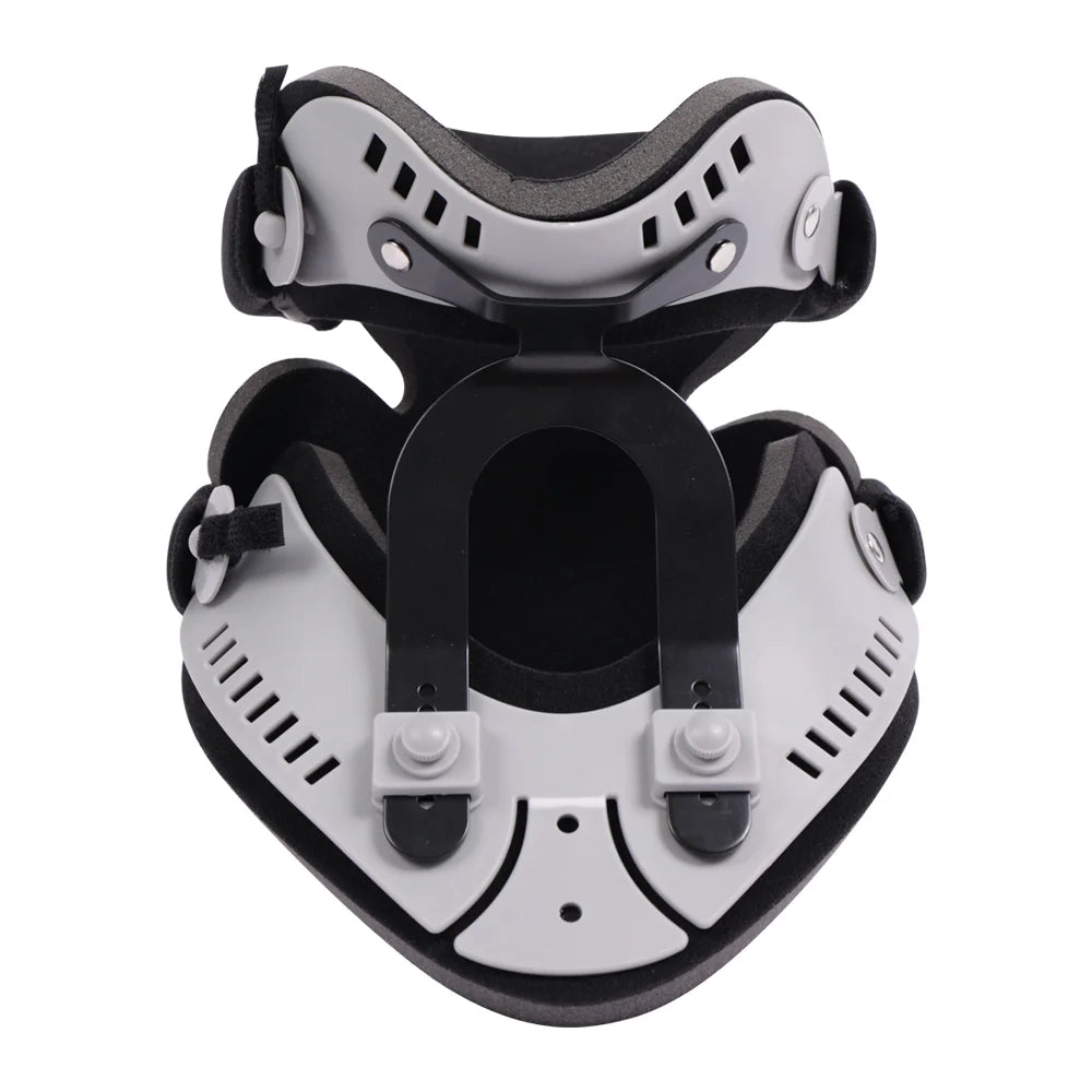 Premium Adjustable Neck Brace Support Orthosis for Pain Relief, Ergonomic Cervical Collar with 360° Sponge Wrap and Traction 
