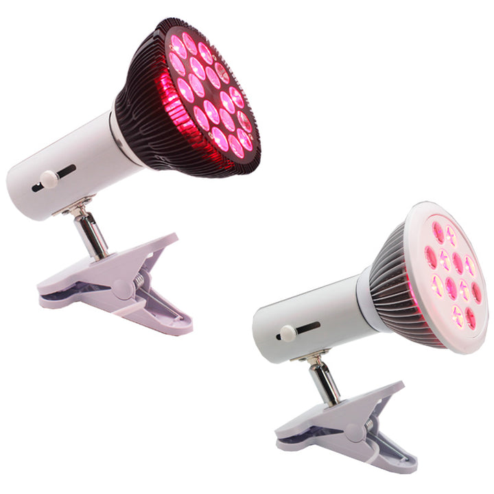 Premium Red Light Therapy Lamp for Muscle, Joint Pain Relief, Wound Healing – 660nm & 850nm Deep Penetration Infrared Bulb, 