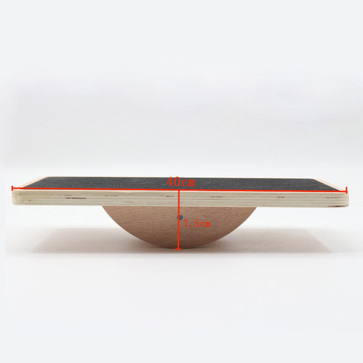 Premium Balance Board - 360° Wobble Trainer for Core Stability, Focus & Posture, Anti-Slip, Rubber Bottom for Safe & Silent