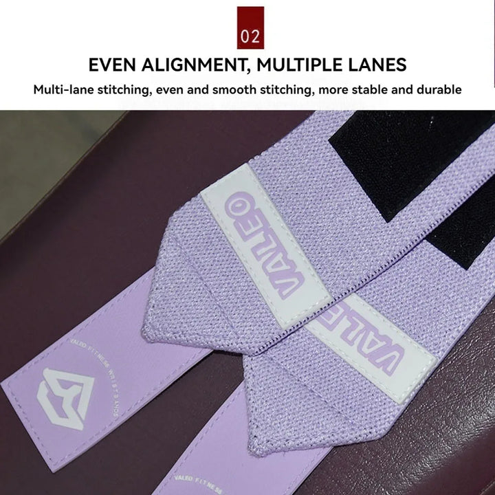 High Quality Sports Wristband for Weightlifting, Fitness & Gym - Adjustable Winding Support Strap for Heavy Lifting, Cross