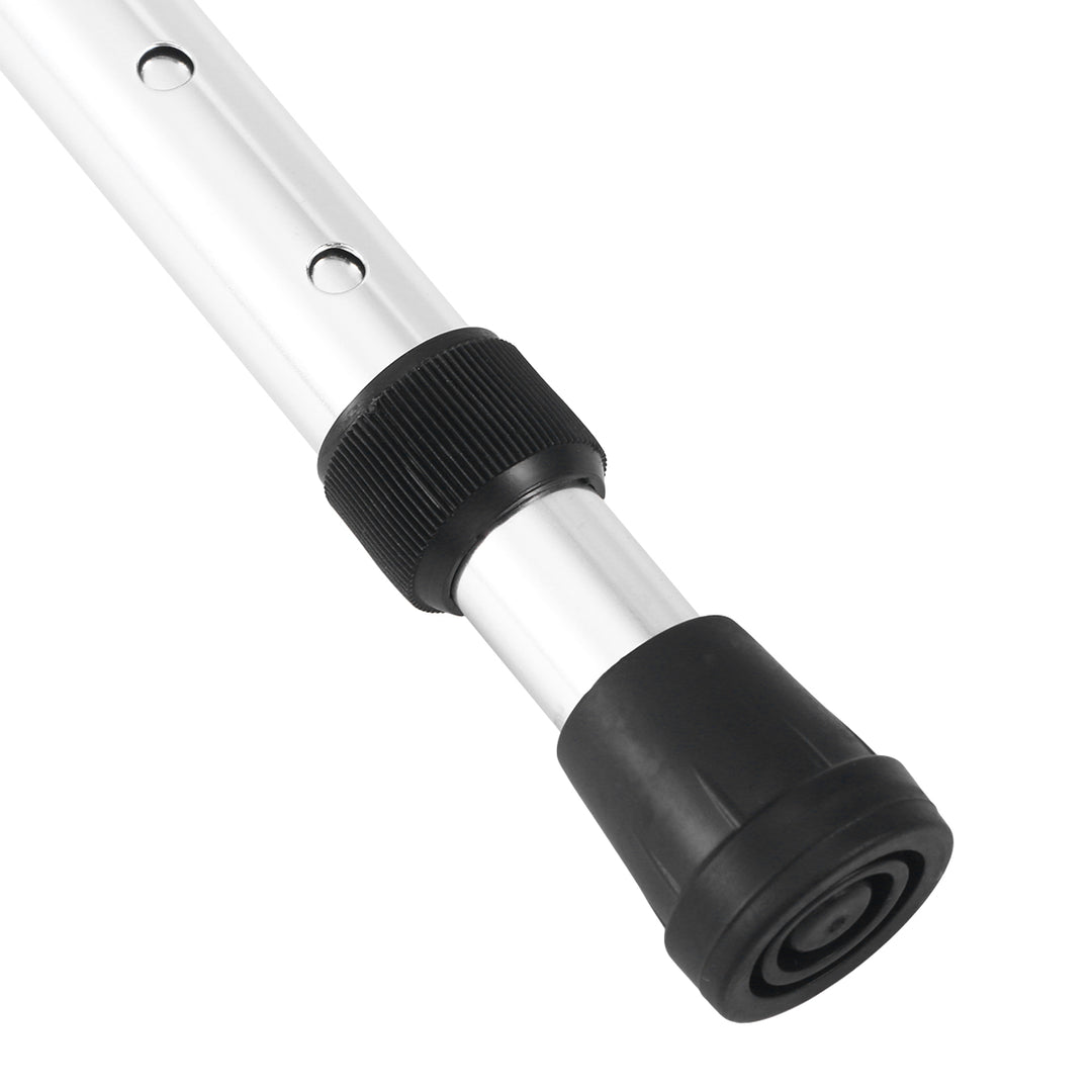 Premium Adjustable Walking Cane – Folding Elderly Cane with Non-Slip Rubber Foot Pads, Comfortable Macromolecule Handle, 