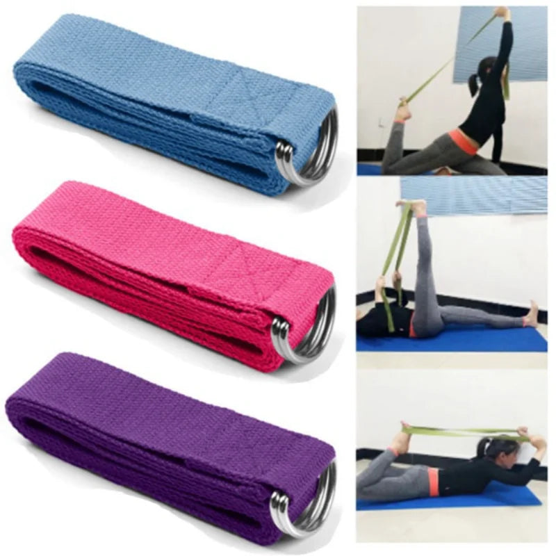High-Quality Yoga Stretch Band – Durable Polyester Cotton for Safe Stretching, Flexibility & Range of Motion, Ideal for Yoga