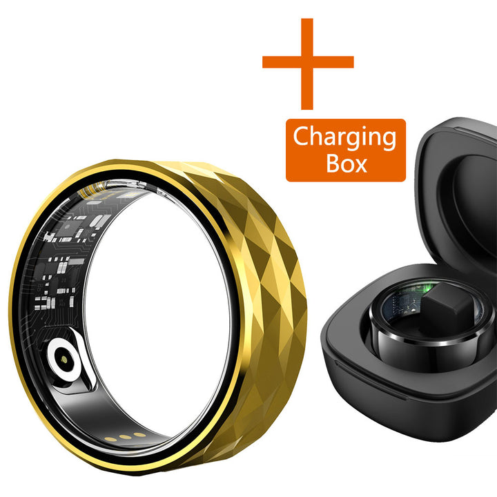 Premium Smart Ring for Health & Sleep Monitoring – 5ATM Waterproof, Heart Rate & Blood Oxygen Tracking, Multi-Sport Modes, 