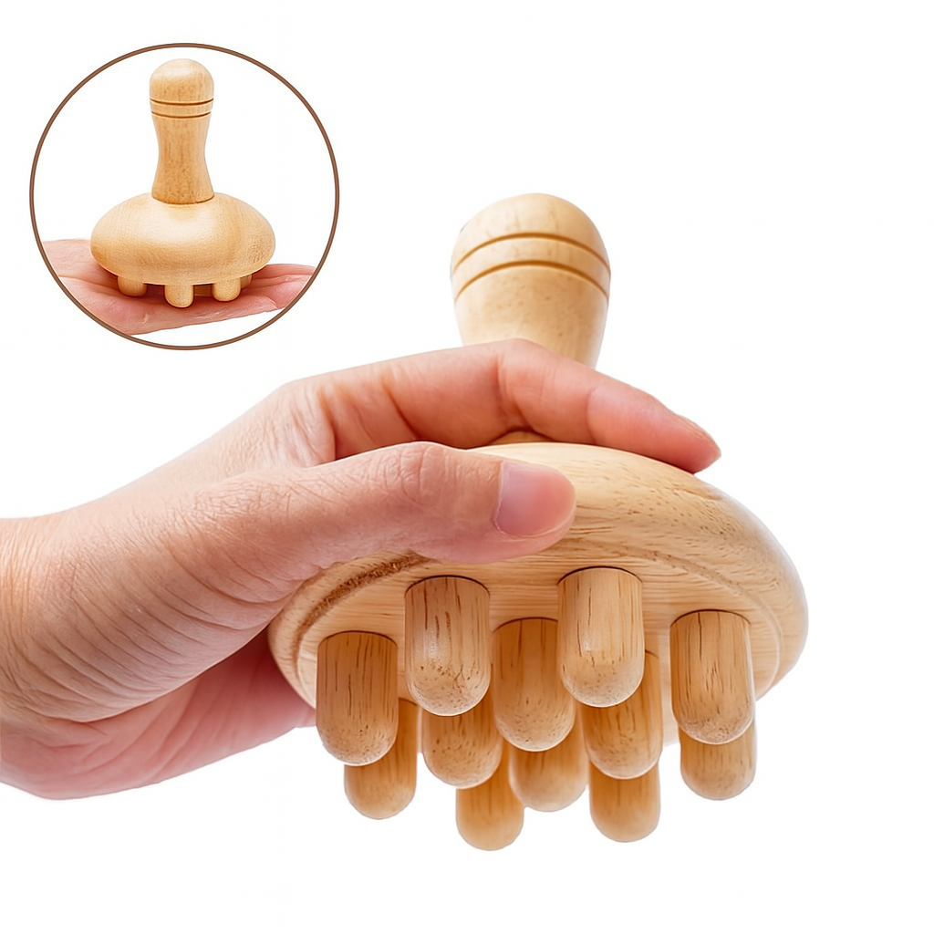 Premium Wooden Therapy Massage Tools – Complete Set for Body Shaping, Anti-Cellulite, Lymphatic Drainage, and Waist Sculpting, Ergonomic Design for Professional and Home Use - StrengthXPhysiotherapy