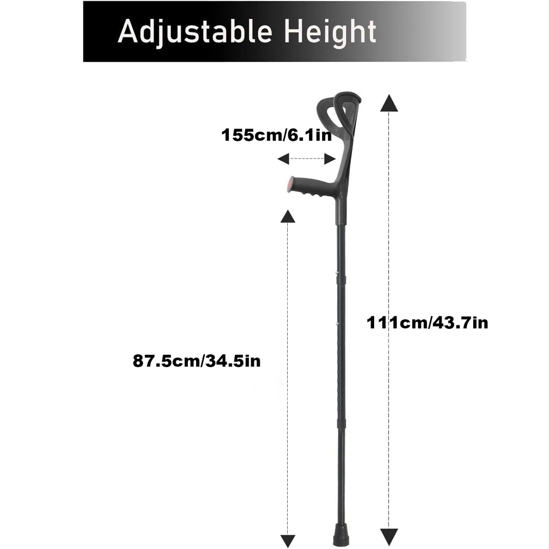 Premium Collapsible Telescopic Cane with LED Light & Alarm – Adjustable Elder Walking Stick with 4-Feet Base for Stability, 