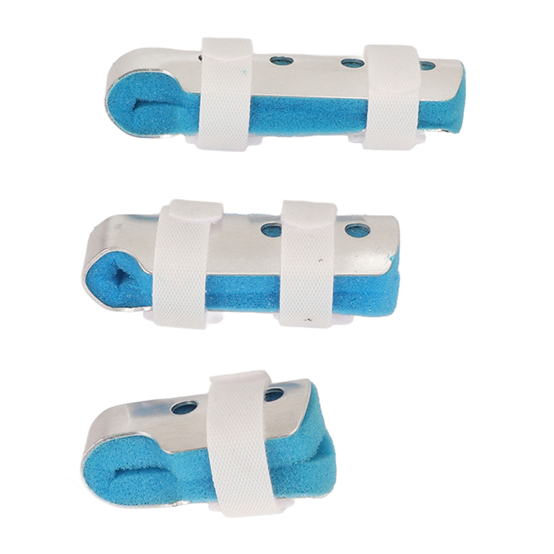 Premium Finger Splints Set for Knuckle Immobilization – 3-Sizes Adjustable Aluminum Alloy Protective Splints for Finger 