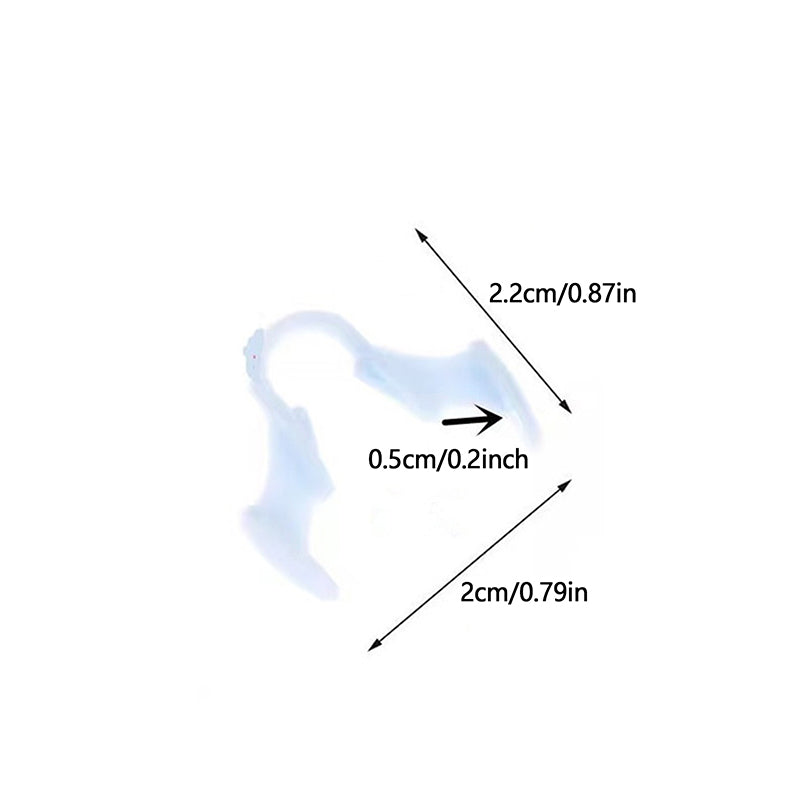 Premium Silicone Anti-Snoring Nose Clip - Comfortable Nasal Dilator for Snoring Relief, Easy Breathing, Stop Snore Aid, 