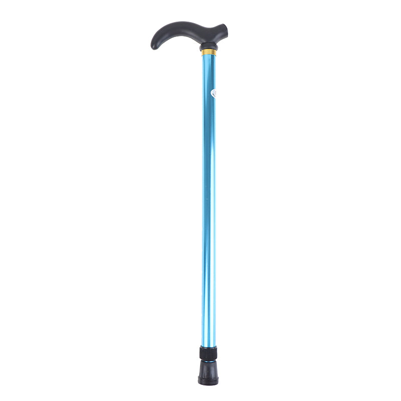 Premium Adjustable Walking Stick Cane – 2-Section Anti-Skid, Anti-Shock Crutch for Seniors, Lightweight Aluminum Alloy,
