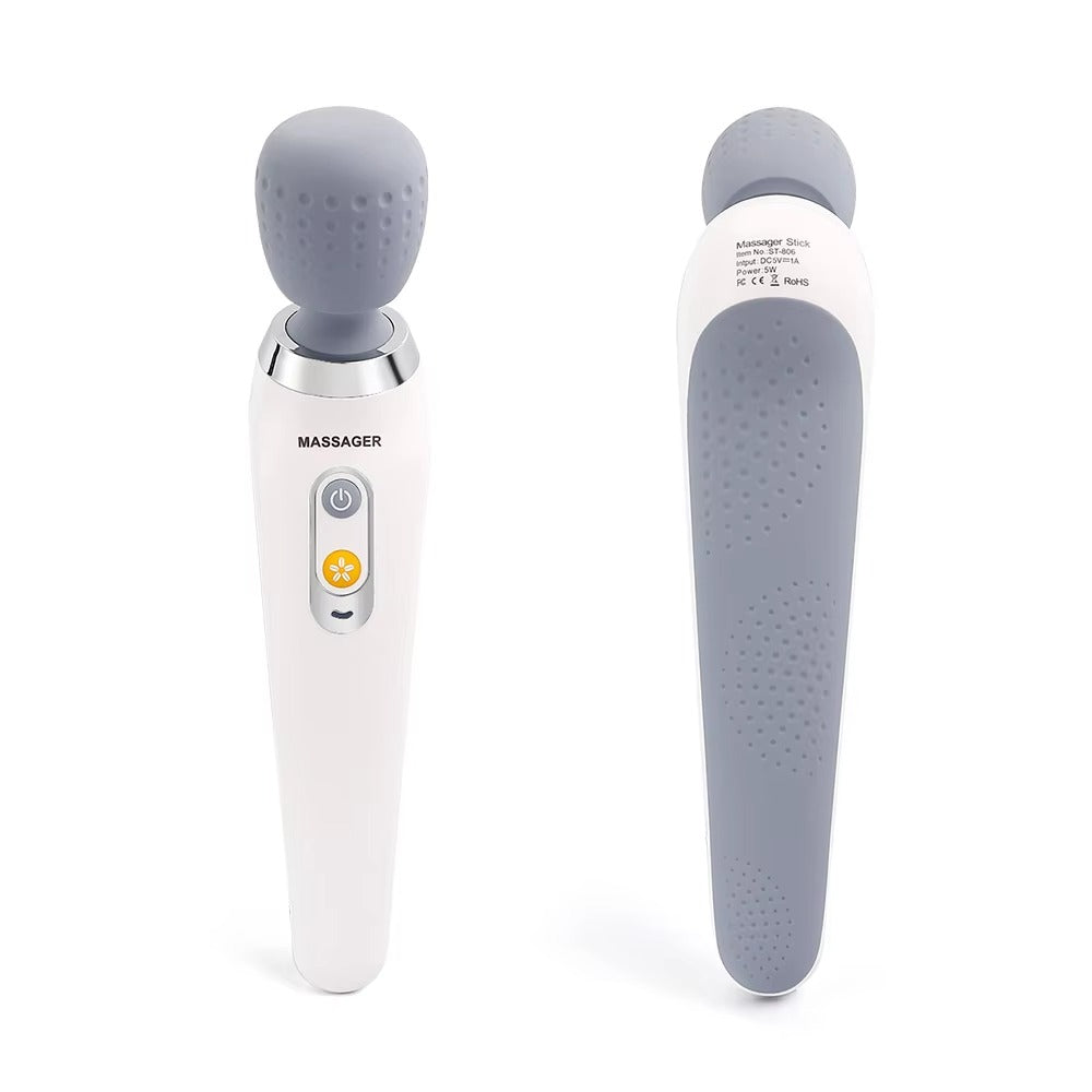 Premium USB Handheld Electric Massager – High Frequency Vibration Wand for Neck, Back, and Muscle Pain Relief, Deep Tissue Massage Machine with 5 Modes, Cordless Design, and Therapeutic Relief - StrengthXPhysiotherapy