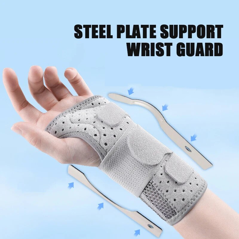 Premium Carpal Tunnel Wrist Brace – Stabilizing Support for Men & Women, Adjustable Hand Support Splint for Sprains, 