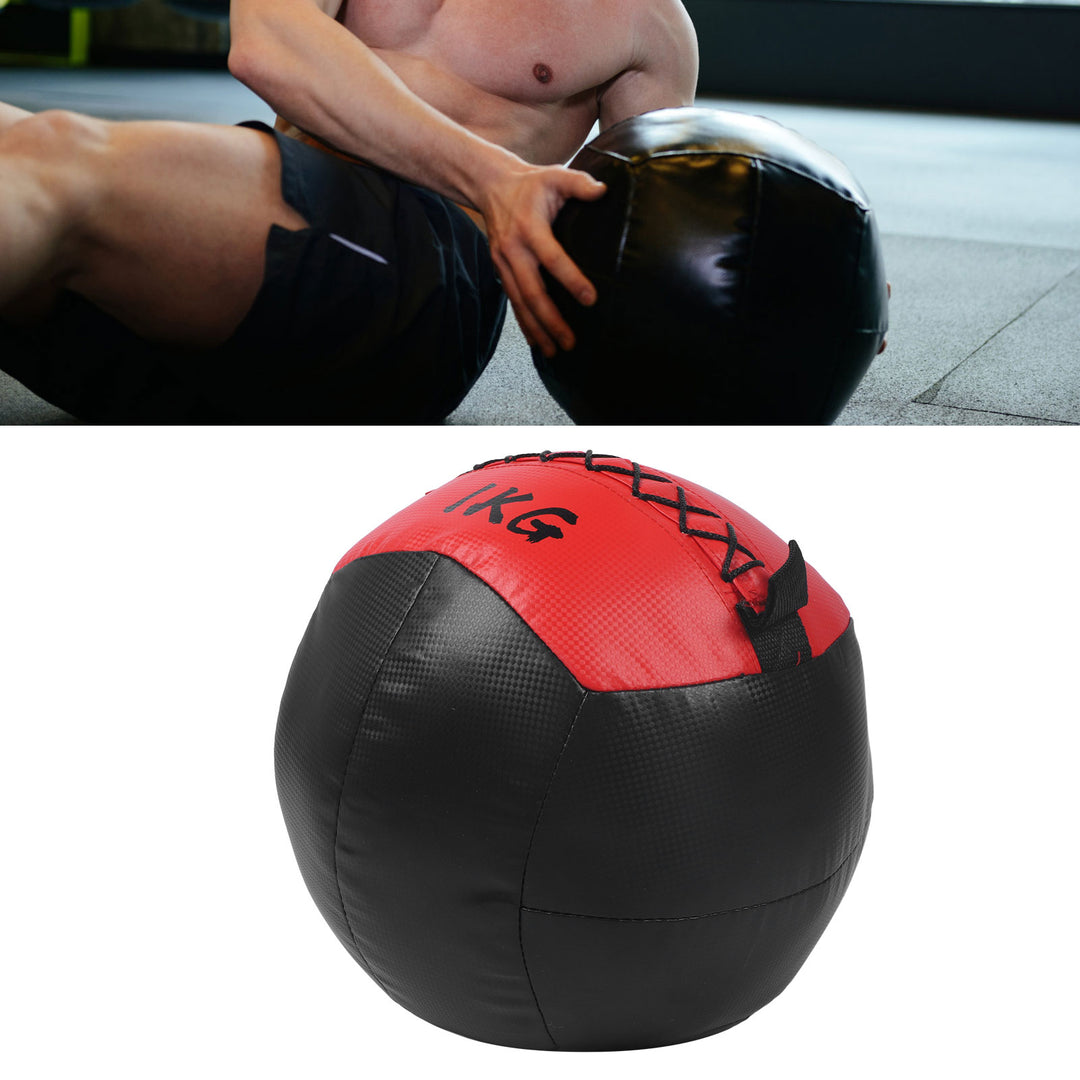 Premium Adjustable Medicine Wall Ball – Empty 2-12kg Core Training Ball for CrossFit, Gym, Strength, and Balance Exercises