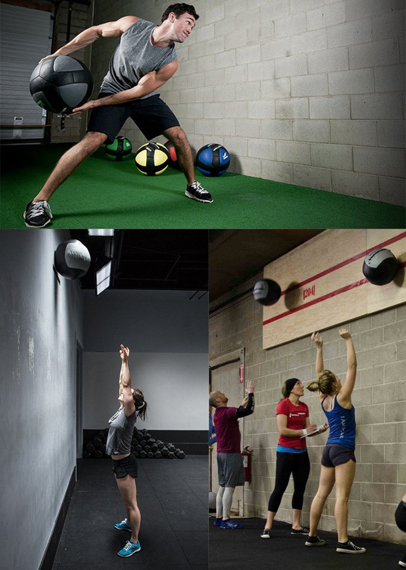 Premium Adjustable Medicine Wall Ball – Empty 2-12kg Core Training Ball for CrossFit, Gym, Strength, and Balance Exercises