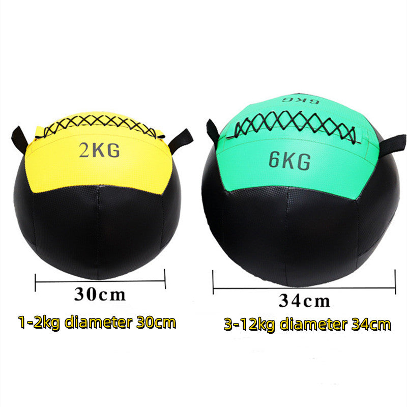 Premium Adjustable Medicine Wall Ball – Empty 2-12kg Core Training Ball for CrossFit, Gym, Strength, and Balance Exercises