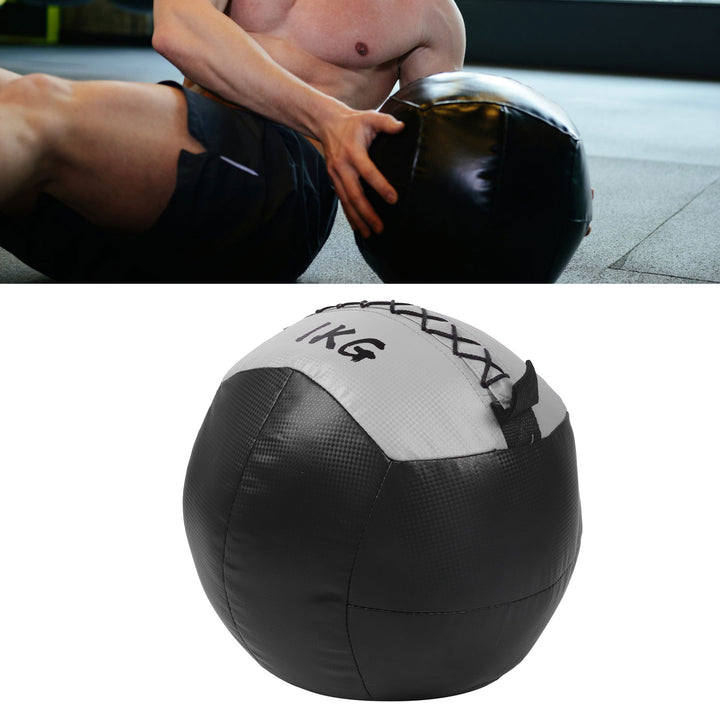 Premium Adjustable Medicine Wall Ball – Empty 2-12kg Core Training Ball for CrossFit, Gym, Strength, and Balance Exercises