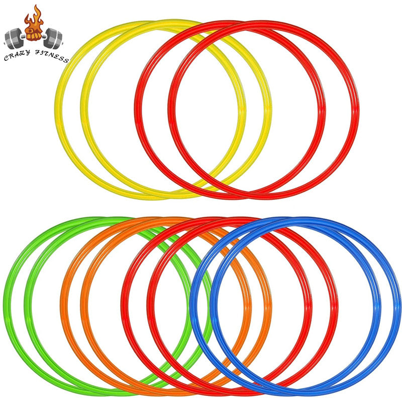 Premium Agility Training Rings for Soccer & Football – Portable Speed & Agility Equipment – Durable ABS Material, 30cm/40cm