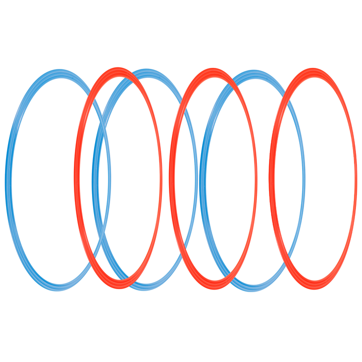 Premium Agility Training Rings for Soccer & Football – Portable Speed & Agility Equipment – Durable ABS Material, 30cm/40cm