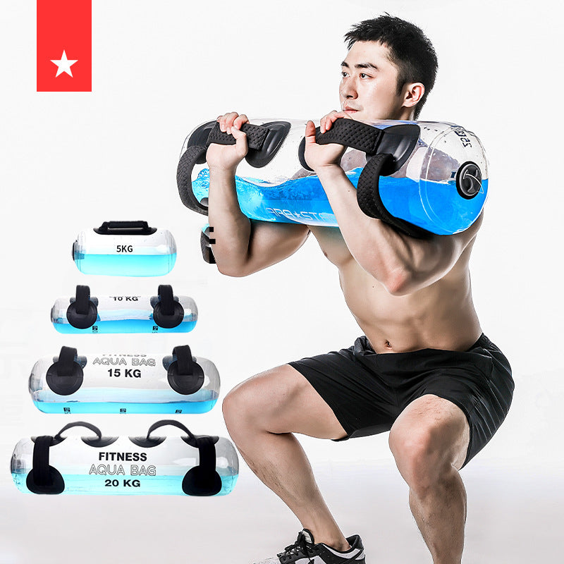 Premium Aqua Bag – Portable Inflatable Water Weightlifting Bag for Home Gym, Fitness, & Bodybuilding – Adjustable Resistance 