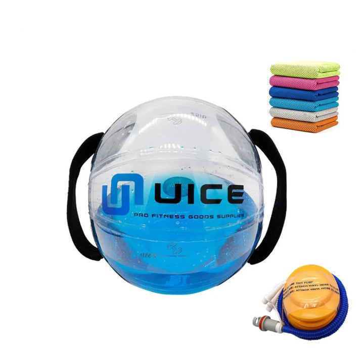 Premium Fitness Aqua Power Bag – Adjustable 15KG Water Weightlifting Bag for Bodybuilding, CrossFit & Strength Training – Heavy Duty PVC Material, Safe & Durable