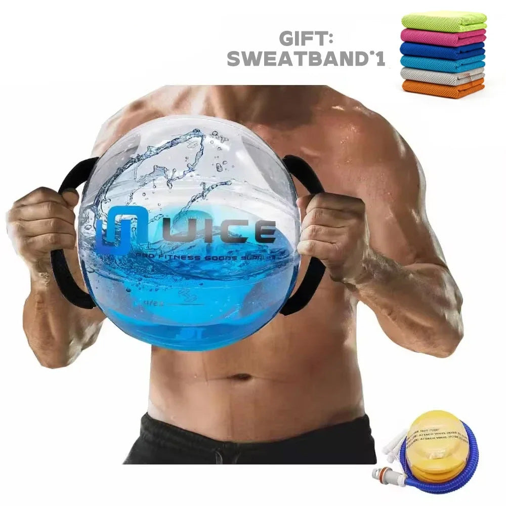 Premium Fitness Aqua Power Bag – Adjustable 15KG Water Weightlifting Bag for Bodybuilding, CrossFit & Strength Training – Heavy Duty PVC Material, Safe & Durable