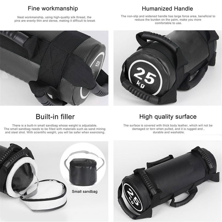 Premium Fitness Sandbag – Empty Power Training Bag for Weightlifting & Gym Workouts – Durable Physical Training Sandbag 