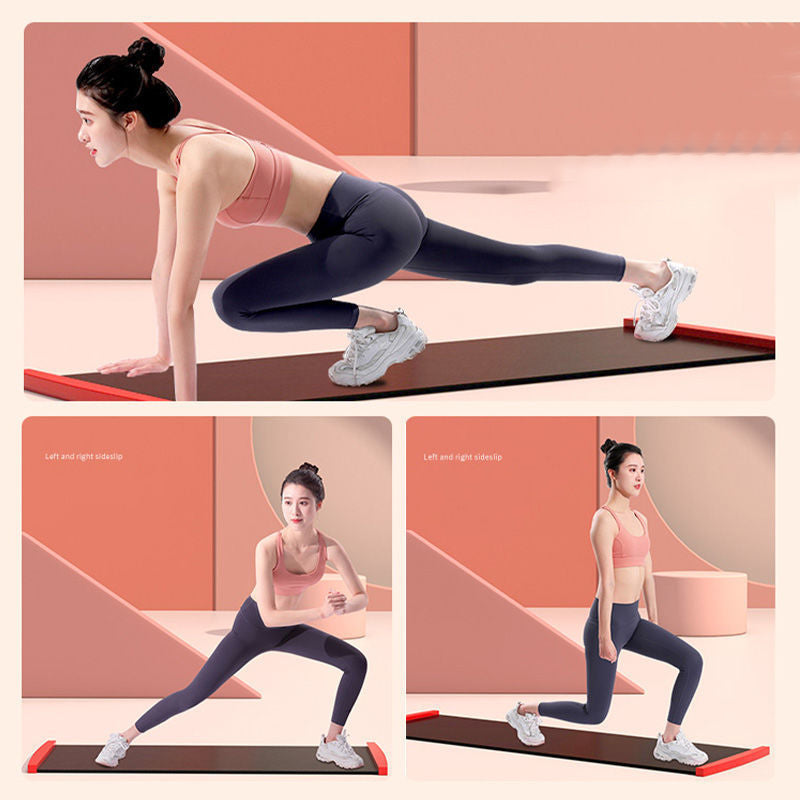 Premium Glide Training Mat for Fitness & Sports – Portable Sliding Mat for Ice Hockey, Roller Skating, Leg & Core Workout 