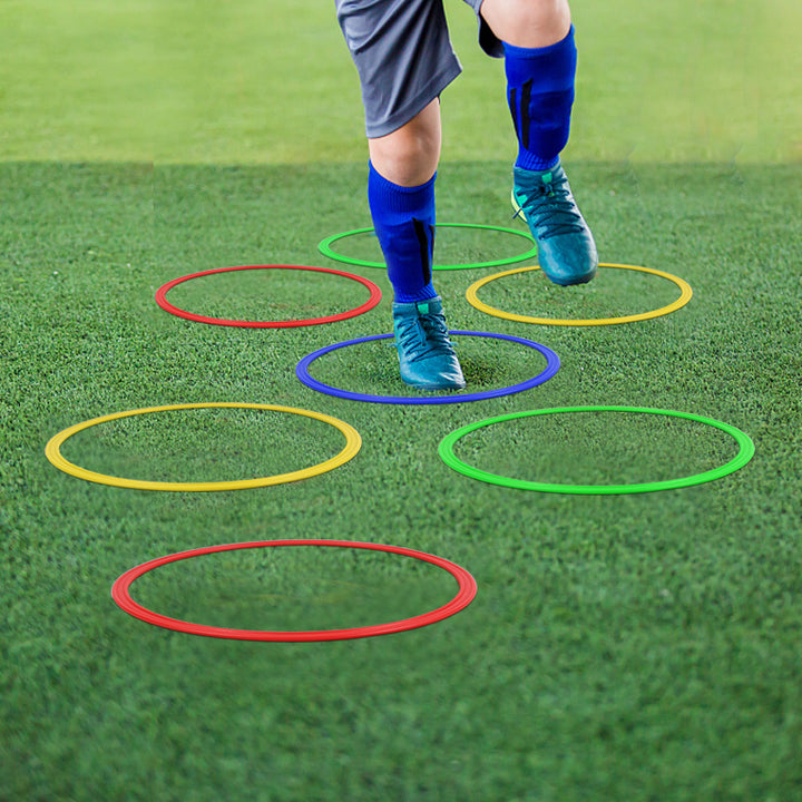 Premium Soccer Speed & Agility Training Set – 19.6ft Agility Ladder, Marking Disks, Training Cones & Parachute for Football
