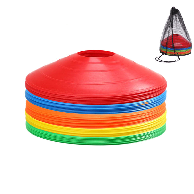 Premium Soccer Training Cones – Set of 10/20/30/50 Agility Discs for Football & Sports Training – Durable PE Material, Bright