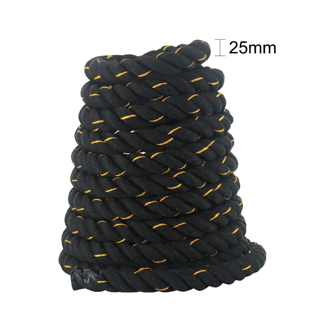 Premium Weighted Jump Rope – 9ft/9.8ft Heavy Skipping Battle Rope for Power & Strength Training – Durable Polyester, Comfort 