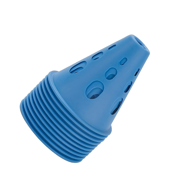 Premium Windproof Agility Marking Cones for Roller Skating & Soccer Training – 10pcs Set with Perforated Design & Storage Bag