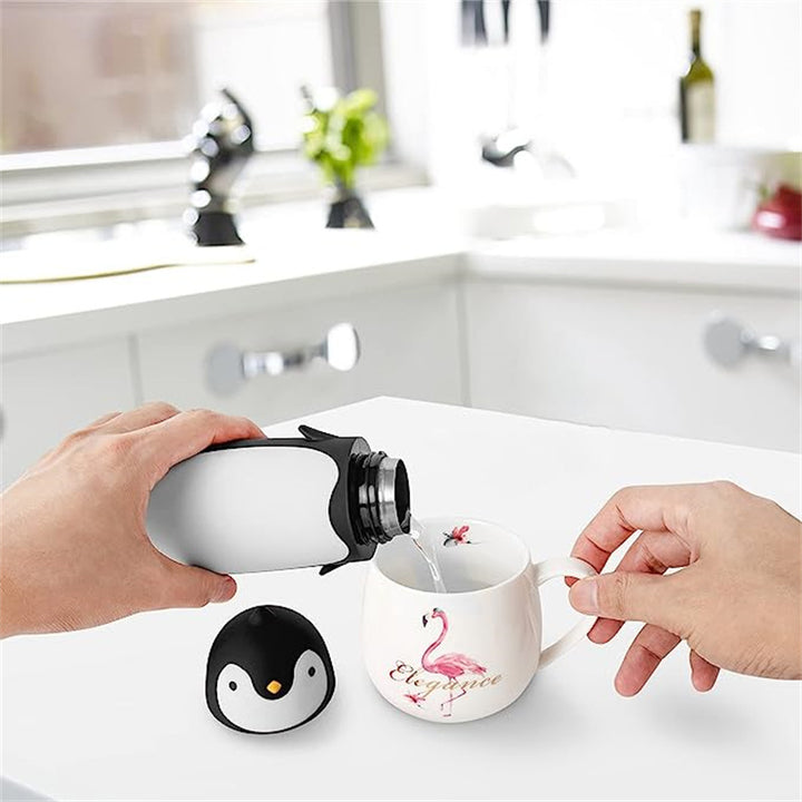 Premium Insulated Thermos Bottle – Large Capacity Stainless Steel Thermal Mug – Hot & Cold Drinks Vacuum Flask with Tumbler