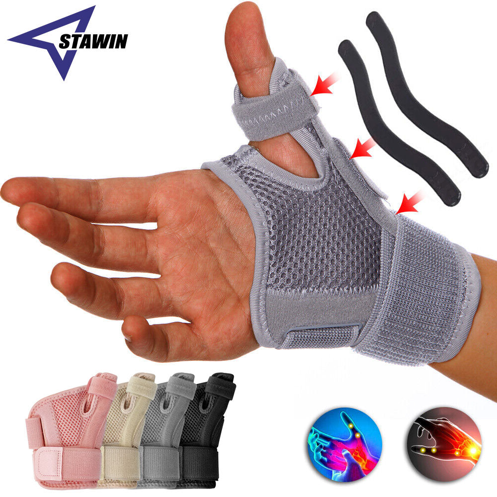 Premium Elastic Thumb Support Brace for Arthritis & Tendonitis Pain Relief, Splashproof Compression Sleeve for Daily Use, 