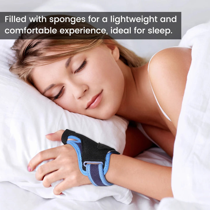 Premium Waterproof Silicone Thumb Brace for Tendonitis, Arthritis & Trigger Finger Pain Relief – Semi-Rigid Splint with Comfortable, Skin-Friendly Thumb Compression Sleeve, Fits Both Hands - StrengthXPhysiotherapy