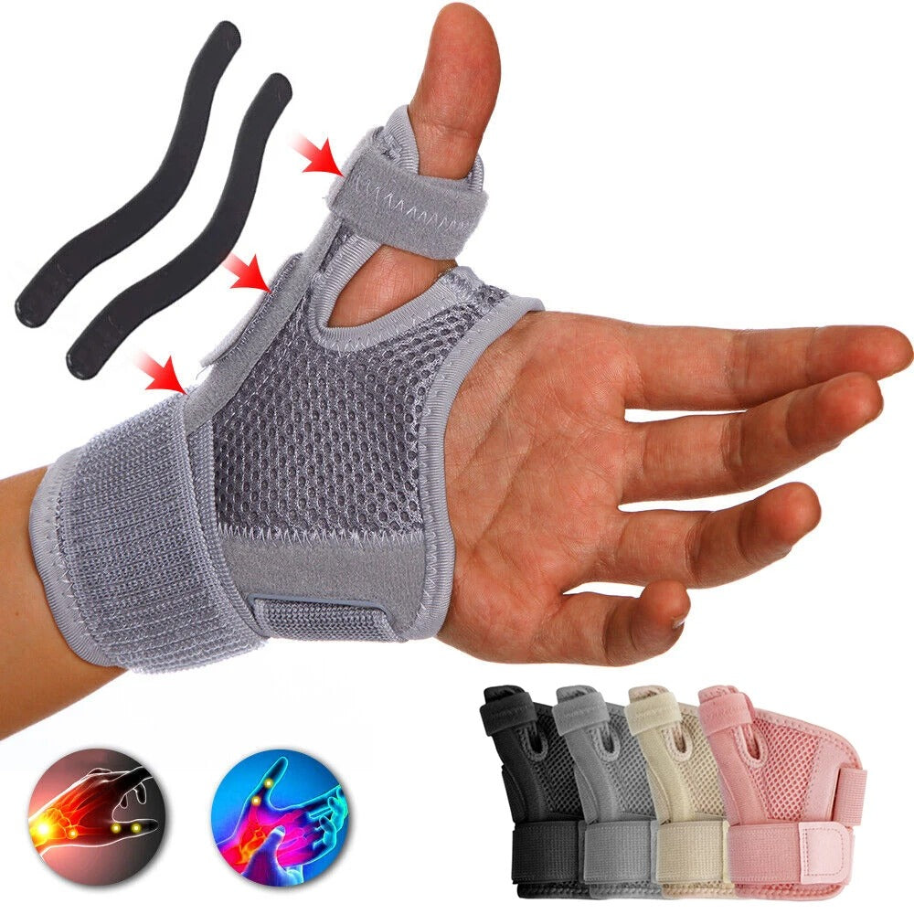 Premium CMC Thumb Brace – Comfortable Thumb Splint for Arthritis & Joint Pain Relief, Stabilizing Orthosis for Osteoarthritis & Post-Surgical Care, Soft & Breathable Sleeve for Maximum Comfort - StrengthXPhysiotherapy