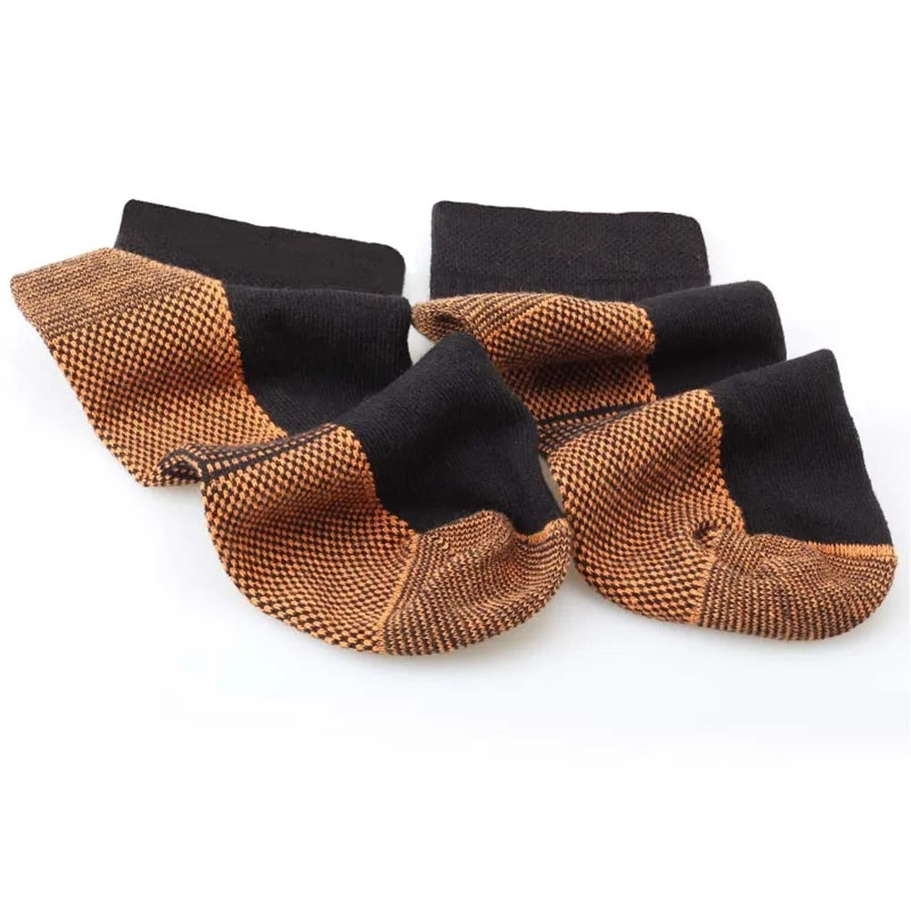 Premium Plantar Fasciitis Compression Socks for Foot Support – Breathable Ankle & Heel Arthritis Relief – Lightweight Arch Support Sport Socks for Running, Hiking & Travel – Anti-Odor, Moisture-Wicking Fabric – 2 Pairs - StrengthXPhysiotherapy