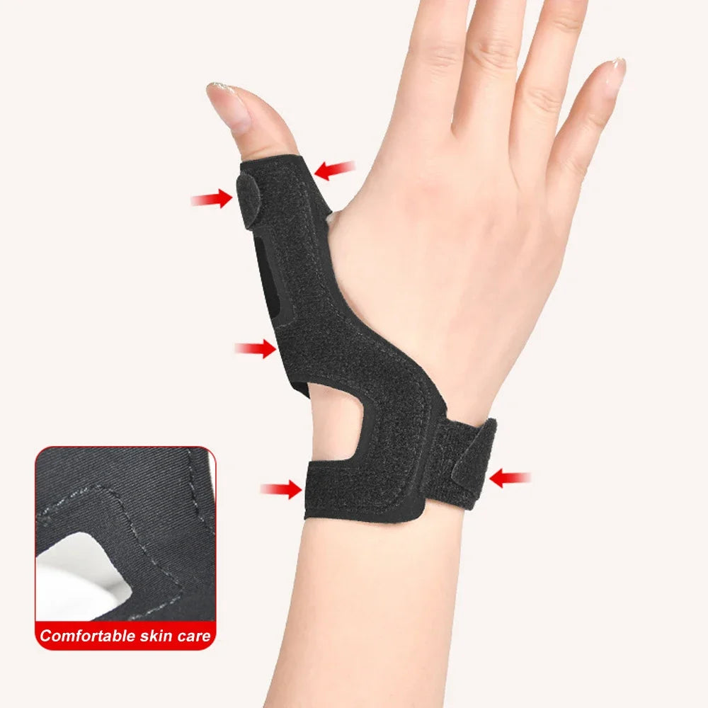 Premium Waterproof Thumb Support Brace for Tendonitis, Trigger Finger, and De Quervain’s Pain Relief – Semi-Rigid Stabilizer
