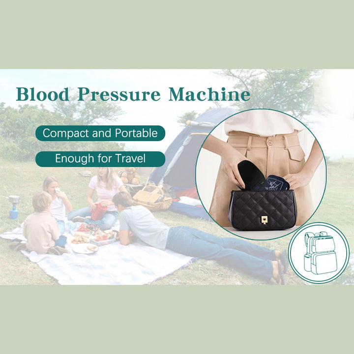Premium Automatic Upper Arm Blood Pressure Monitor – LED Backlit Screen, 2X120 Memory Groups, Adjustable BP Cuff, Electronic Digital Blood Pressure Machine - StrengthXPhysiotherapy