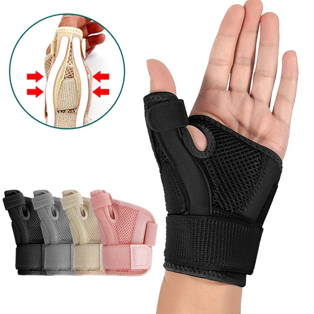 Premium CMC Thumb Brace – Comfortable Thumb Splint for Arthritis & Joint Pain Relief, Stabilizing Orthosis for Osteoarthritis & Post-Surgical Care, Soft & Breathable Sleeve for Maximum Comfort - StrengthXPhysiotherapy