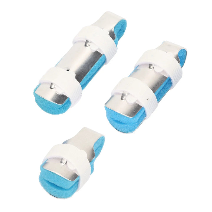 Premium Finger Splints Set for Knuckle Immobilization – 3-Sizes Adjustable Aluminum Alloy Protective Splints for Finger Injuries, Breathable EVA Pads, Comfortable, Easy to Use, Suitable for Adults and Children - StrengthXPhysiotherapy