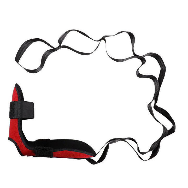 Premium Flexibility Stretching Strap - Open Back Yoga Band for Leg Stretching, Muscle Relaxation & Plantar Fasciitis Relief, Targets Heel Pain, Achilles Tendon Support, Calf & Quad Stretcher, Mobility Aid for Rehab - StrengthXPhysiotherapy