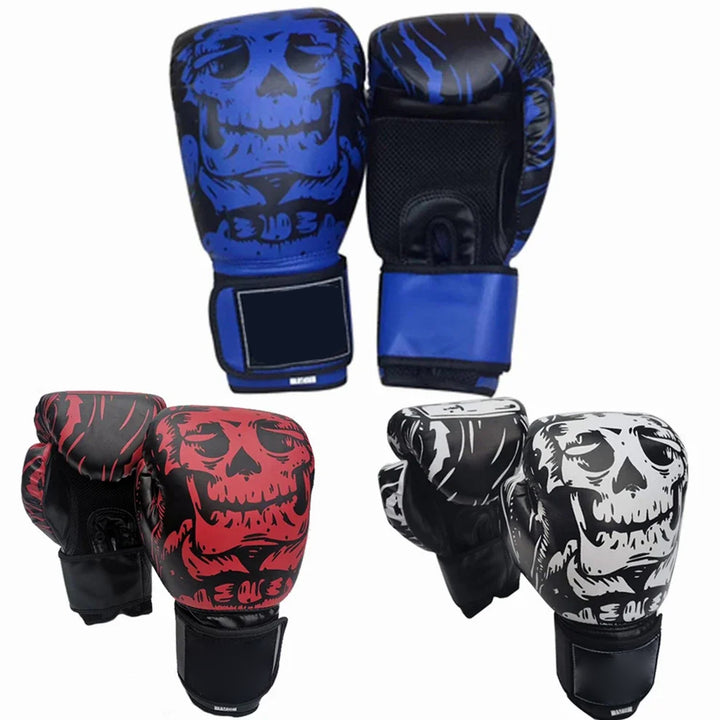 Premium PU Leather Boxing Gloves – Durable Training Gloves for Professional Fitness,  Available in Sizes 6oz to 14oz, 
