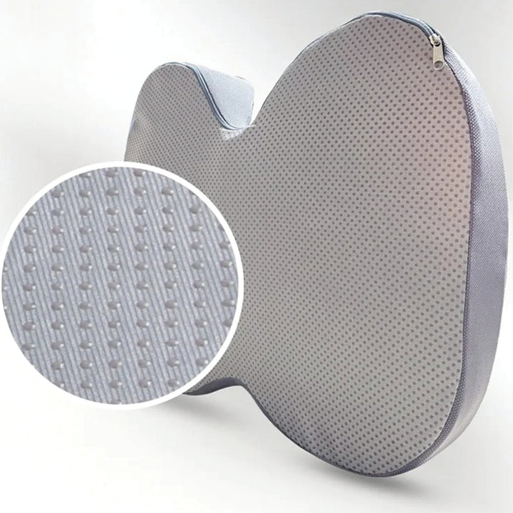 Premium Non-Slip Orthopedic Memory Foam Cushion – Tailbone and Sciatica Pain Relief Seat Cushion for Prostate Comfort, Back Support, and Chair or Car Use - StrengthXPhysiotherapy