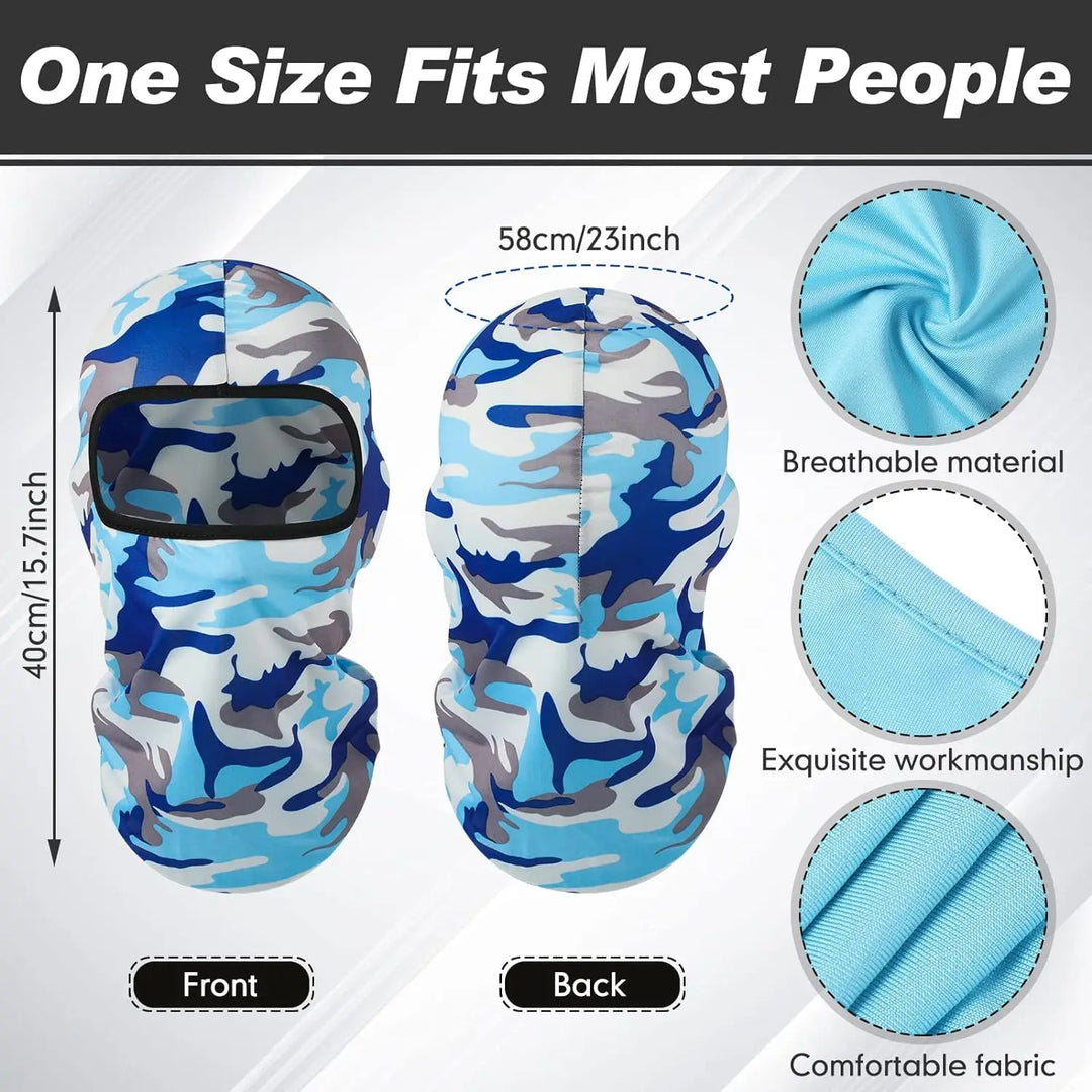 Premium Full Face Balaclava Mask – Outdoor Sports Ski, Motorcycle, Bike, and Tactical Riding Cap for Unisex, Summer 