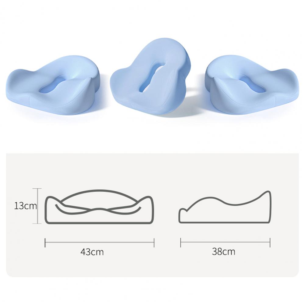Product Description: Premium Coccyx Memory Foam Orthopedic Pillow – Tailbone & Hemorrhoid Pain Relief Seat Cushion for Office