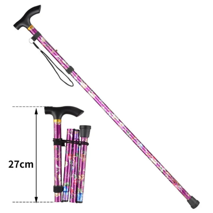 Premium Ultralight Trekking Poles – Adjustable Folding Hiking Walking Sticks, Telescopic Aluminum Poles with EVA Non-Slip 