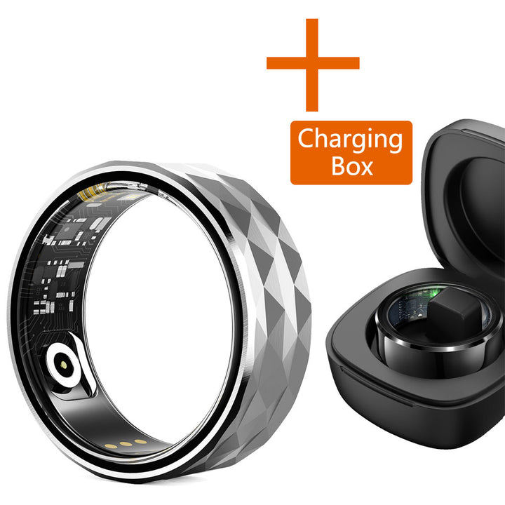 Premium Smart Ring for Health & Sleep Monitoring – 5ATM Waterproof, Heart Rate & Blood Oxygen Tracking, Multi-Sport Modes, 