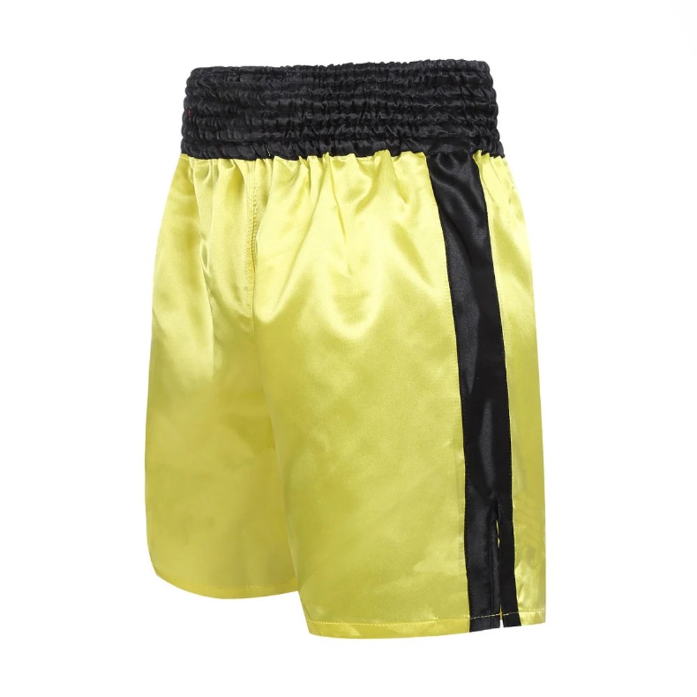 High Quality Muay Thai Fight Shorts – Unisex Kickboxing & MMA Training Pants for Men, Women, Kids, Competition & Grappling Gear with Embroidery, Adjustable Waistband, Satin Polyester, Sanda Martial Arts Clothes - StrengthXPhysiotherapy