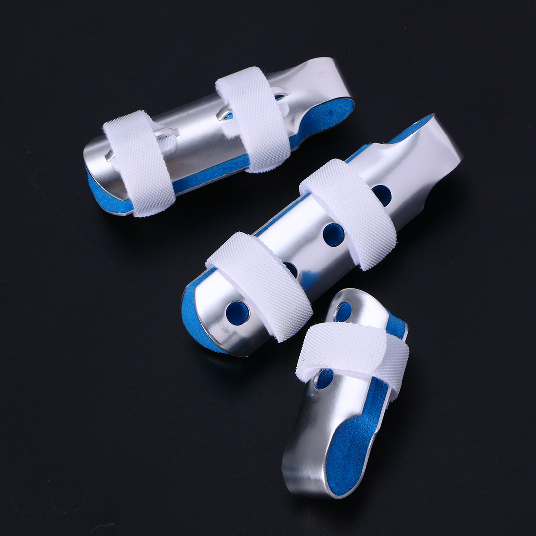 Premium Finger Splints Set for Knuckle Immobilization – 3-Sizes Adjustable Aluminum Alloy Protective Splints for Finger 