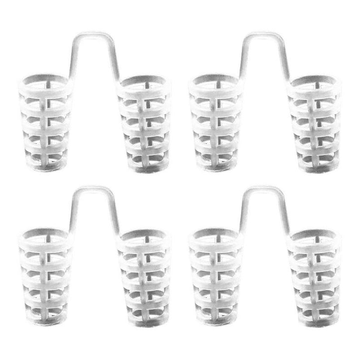 Premium Anti Snoring Silicone Nose Vents - 8pcs Nasal Dilator Set, 4 Sizes & 2 Styles (Hollow & Solid), Comfortable Snoring